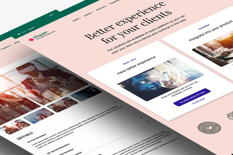 Save time & effort thanks to the special Content Types in Elegant+ for Drupal 10