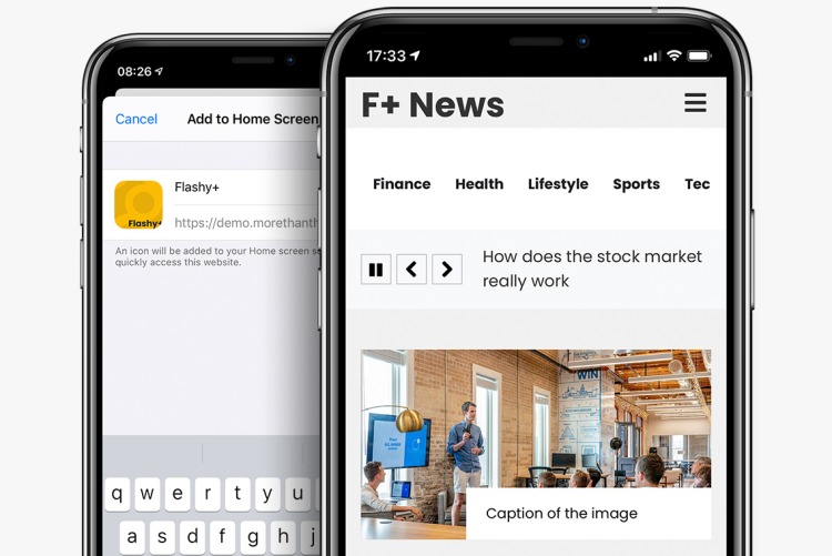 Flashy+ News as a Progressive Web Application in Drupal 10