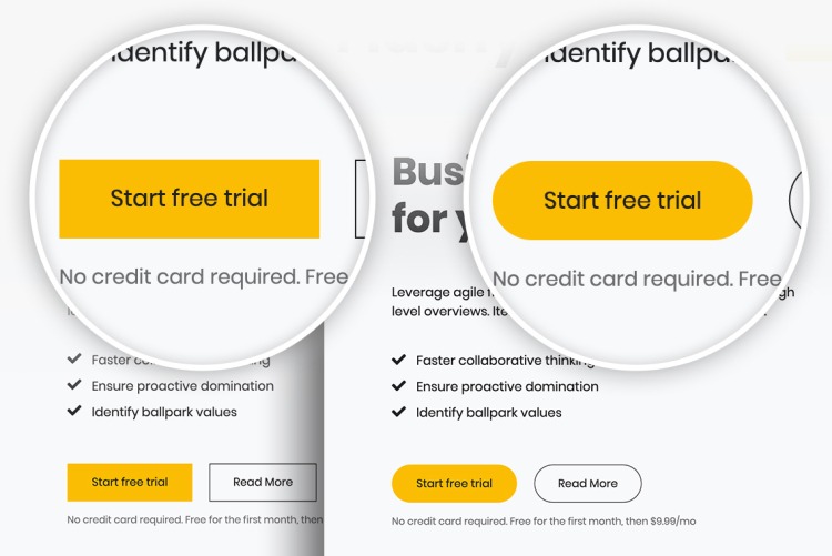 Sharp or rounded corners with border style variants in Flashy+ News