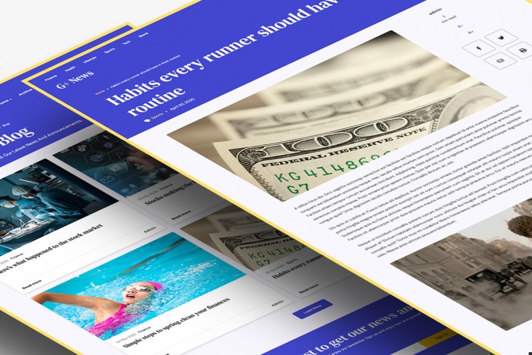 Save time & effort thanks to the special Content Types in Groovy+ News for Drupal 10