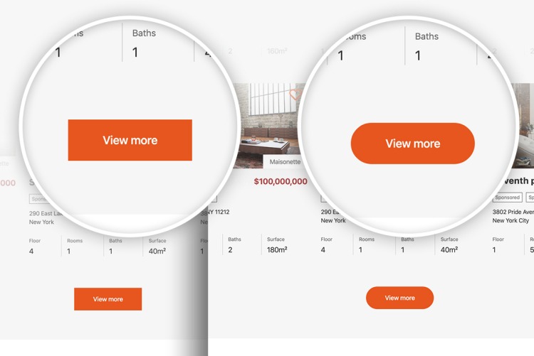 Border style variants in Minimal+ Listing for Drupal 10