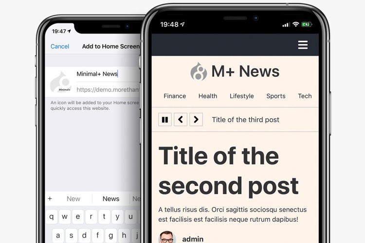 Minimal+ News as a Progressive Web Application in Drupal 10