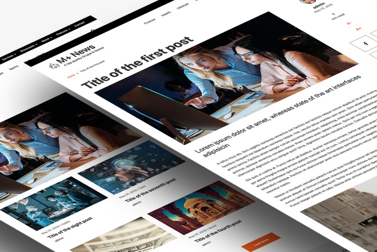 Save time & effort thanks to the special Content Types in Minimal+ News for Drupal 10