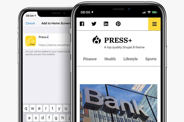 Progressive Web Application in Drupal 8