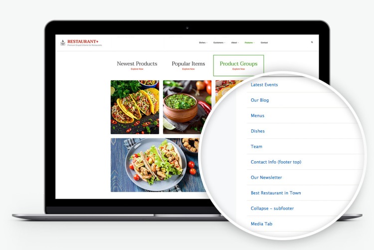 Reusable custom block types to help you build lots of different pages