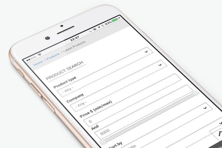 Advanced search & filtering