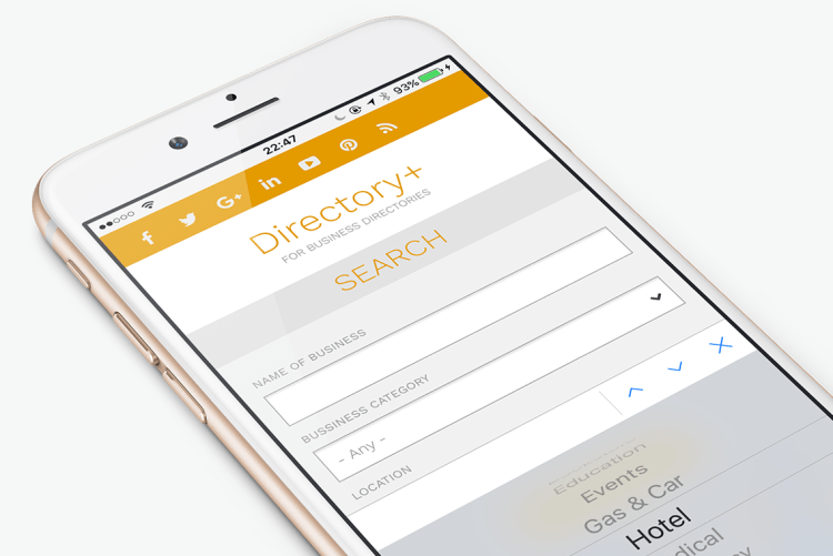 Features powerful custom search, with a variety of filters