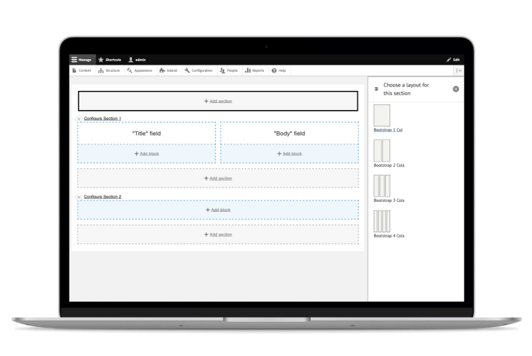 Create great pages easily with the new built-in Layout Builder in Clean+ for Drupal 10