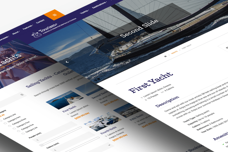 Save time & effort thanks to the special Content Types in Tourism+ for Drupal 10